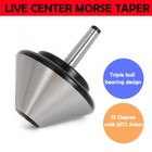 Mt2 4 66  Bull Nose Live Center Morse Taper  2 Bull 75 Degree For Lathe 120mm
