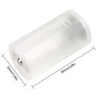 8pcs Aa To D Battery Adapter 2 Aa To D Size Cell Battery Adapters Converter Case