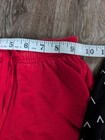 Boys 3t Shorts Red And Black Staw String Elastic Waist
