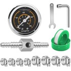 200psi Fuel Pressure Gauge Kit 0-200psi Fuel Pressure Gauge 3 8  To 5 16  Dual