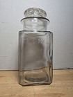 Antique Glass General Store Counter Jar Advertising Kis-me Gum C  1900