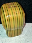 Sobral Rare Pop Art Quadradao Yellow  Stripe Artist Made Gear Shift Knob 