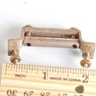 Leedy ludwig Snare Drum Butt Plate 1 7 8 nickel Half-circle Clamp-bar Vintage20s