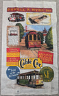 Kay Dee Lot Of 2 Vtg Linen San Franciso Tea Towel Souvenirs 27 5  X 16  Crafts