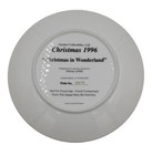 Vintage Disney 1996  christmas In Wonderland  Collector  s Plate Grolier 8 5 