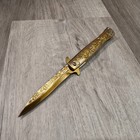 9    Golden Rose Knife Tactical Spring Assisted Open Blade Folding Pocket Knife