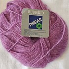 Lot 2 Skeins Phildar Rubis Kid Yarn Worsted Mohair Purple 1 7 Oz Discontinued