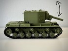 Kv-2 Heavy Tank  1 32 Scale 3d-printed Model Kit - Movable Wheels   Cannon