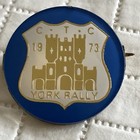 Cyclists Touring Club 1973 Ctc York Rally United Kingdom Badge From Estate