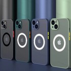 For Iphone 16 15 14 13 12 11 Pro Max Case Mag Safe Magnetic Camera Lens Cover