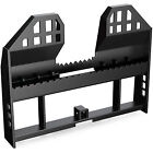 46  Skid Steer Tractor Quick Attachment Frame W  2  Receiver   48  Blades 4000lb