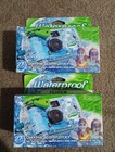  lot Of 2 fujifilm Quicksnap Waterproof 800 35mm Disposable Camera - New 