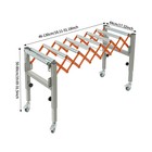 Adjustable Conveyor Roller Table  Adjustable Conveyor Table  Flexible And Extend