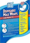 Pet Care Disposable Male Dog Diapers   Absorbent Male Wraps With Leak Proof Fit 