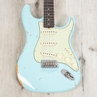 Fender Custom Shop Late 1962 Stratocaster Relic Guitar  Faded Aged Daphne Blue