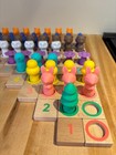Lovevery Montesorri Math Bars Number Tiles   Nature Counters Replacement Pieces