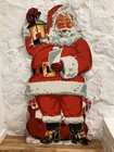 Vintage 50 s Life Size Christmas Santa Clause Display 5 Ft Store   Yard Display