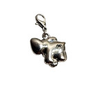 Webkinz Ganz  Rare Charm  Light Grey Enamel  Elephant   No Code