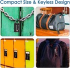 4 Pack Tsa Approved Travel Luggage Locks 4-digit  Open Alert Suitcase Combinatio