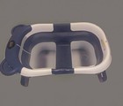 Folding Baby Bathtub Infant Travel Bath Tub Infant Shower Basin W  Temp Monito