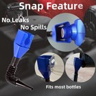 One-hand Snap Funnel     Flexible Spill-free Oil  Gas   Coolant Filling Adapter