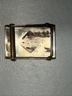 Antique Nickel  Silver Women s Belt Buckle Art Deco Style 