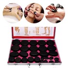 Hot Massage Stone Set Warmer Rock Kit Natural Basalt Rocks W  Heating Box