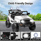 2 Seater Kids Ride On Car For Jeep 12v Battery Powered Electric Vehicle W remote