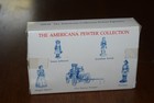 The Americana Pewter Collection Vintage 1992  Ah18  Fireman   Pumper  Set 5