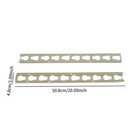 2 Pieces Keyhole Tracks Lightweight Professional Stable With 2 Jump Cues