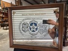 Dallas Police Commemorative Mirror  100 Years Of Proud Service