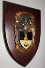 Zehnder Coat Of Arms Family Crest On Wooden Shield Wall Mount Frankenmuth