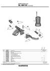 Shimano Deore Xt Bl-m8100 Disc Brake Lever Member Units