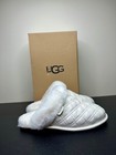 Ugg Scuffette Ii Quilted Genuine Shearling Slipper women - Size 7-8m  White-new