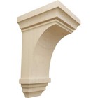 Ekena Millwork Wood Corbel Mini Jefferson 3 1 2 X 6 X 3 3 4 Rubberwood Mantel