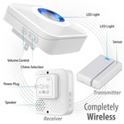 Wireless Window door Open Entry Security Alarm Doorbell Chime Magnetic Sensor