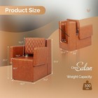 Dryer Chairs For Salon  Professional Hair Dryer Chair Fit For Hooded Dryer Brown