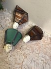 3 Stained Glass Art Deco Style - Handcrafted- Night Light- Wall Plug In