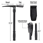 Asr Outdoor Gold Panning Prospector   s Pick Compact Folding Camping Shovel Tool