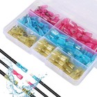 220 Waterproof Heat Shrink Wire Spade Connectors Crimp Terminals Solder Seal Kit
