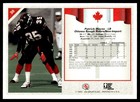 1992 All World Cfl Canadian Football League Patrick Wayne Ottawa Rough Riders