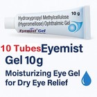 Eyemist Gel 10g X 10    Dry Eye Relief Lubricating Eye Gel Long-lasting Hydration
