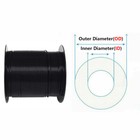 Ptfe Tube Black Tubing Id X Od 0 3mm To 3 78mm Pipe 150v For Reprap 3d Printer