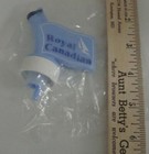 Vtg  Sealed Orig Royal Canadian Whiskey Bottle Top Bartenders Blue Pourer Spout