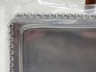 Set Of 2 Mariposa Aluminum Beaded Edge Platter Plates Made In Mexico 