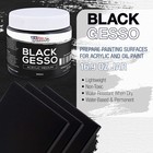 U s  Art Supply Black Gesso Acrylic Medium  500ml Tub