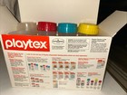 Vintage Playtex  Drop-ins Baby Nurser Bottles Lot Of 7 Bottles Only