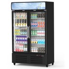 Commercial Glass Door Beverage Refrigerator 25 Cu ft Upright Merchandiser Cooler