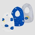 Huggies One Size 3 Pack Organic Spill Resistant Bibs - New