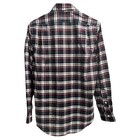 Polo Ralph Lauren Long Sleeve Dress Shirt Maroon Red Navy White Plaid Twill  115